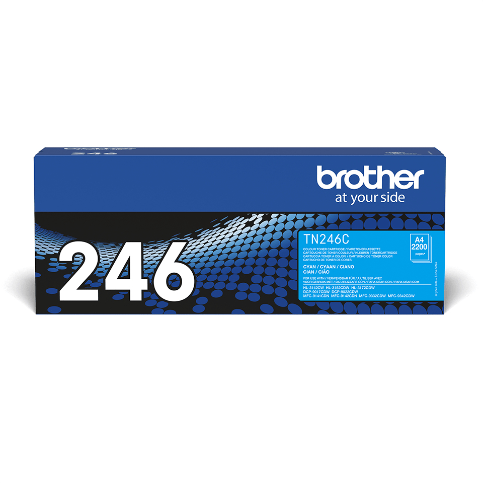 Brother TN-246C tonercartridge 1 stuk(s) Origineel Cyaan