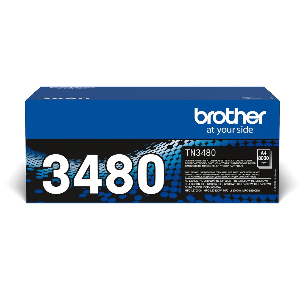 [120005440221] Brother TN-3480 tonercartridge 1 stuk(s) Origineel Zwart