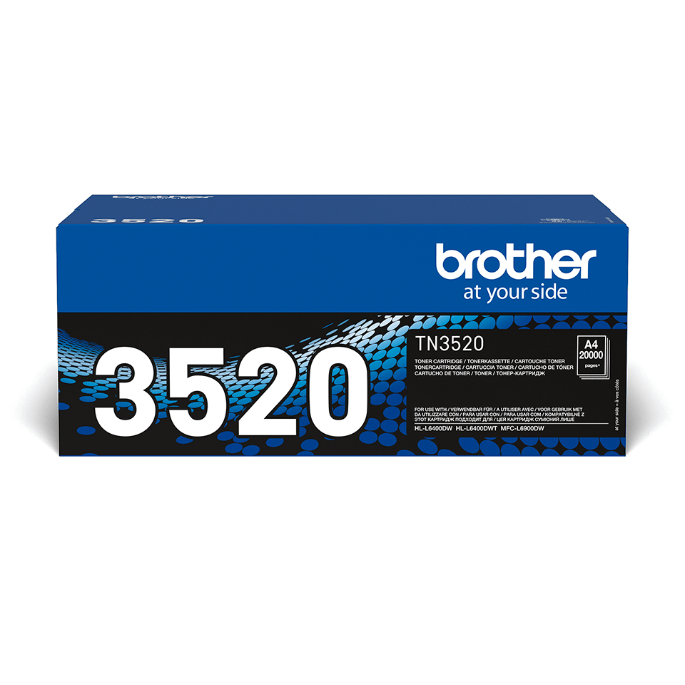 [120005440223] Brother TN-3520 tonercartridge 1 stuk(s) Origineel Zwart