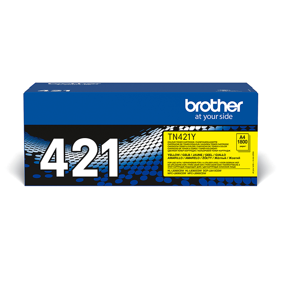 [120005440227] Brother TN-421Y tonercartridge 1 stuk(s) Origineel Geel