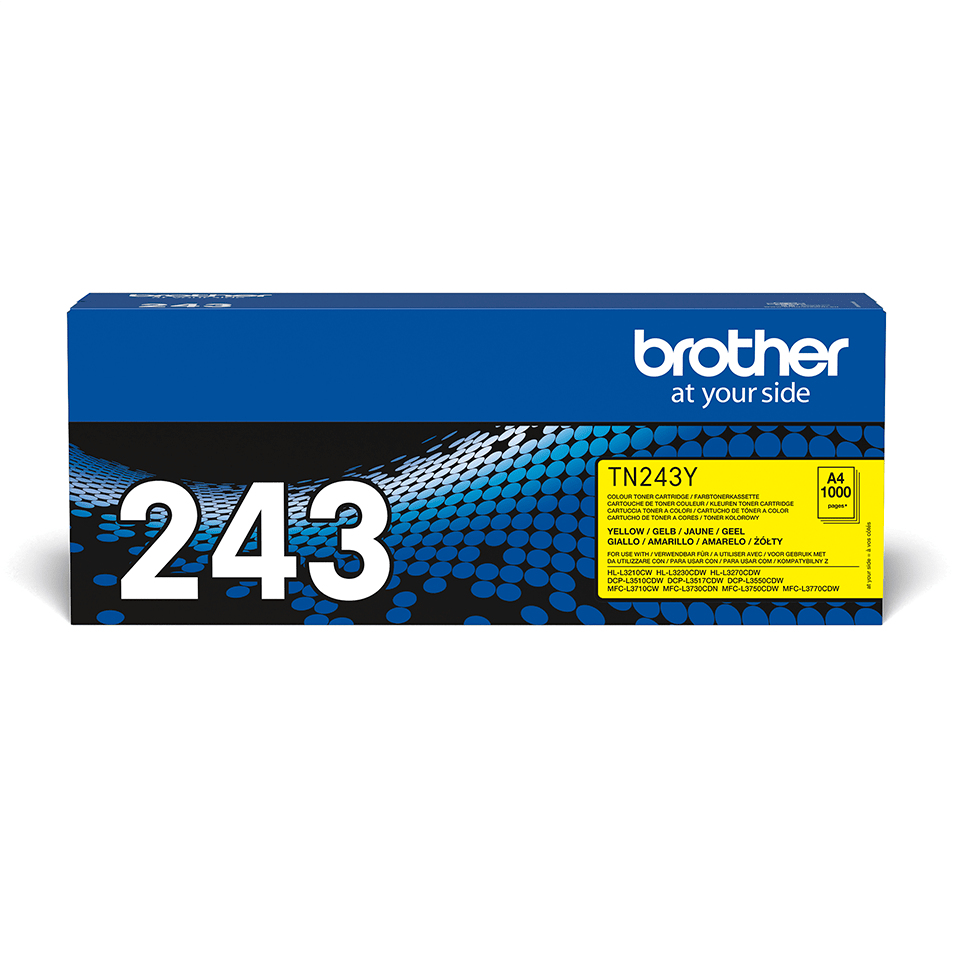 [120005440245] Brother TN-243Y tonercartridge 1 stuk(s) Origineel Geel