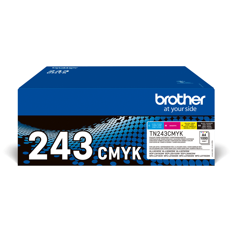 [120005440246] Brother TN-243CMYK tonercartridge 1 stuk(s) Origineel Zwart, Cyaan, Magenta, Geel
