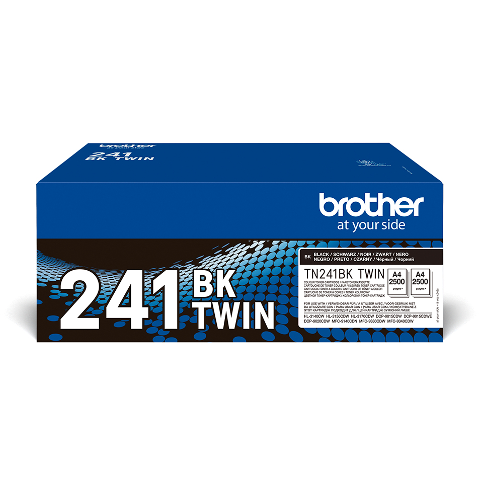 Brother TN-241BKTWIN tonercartridge 2 stuk(s) Origineel Zwart