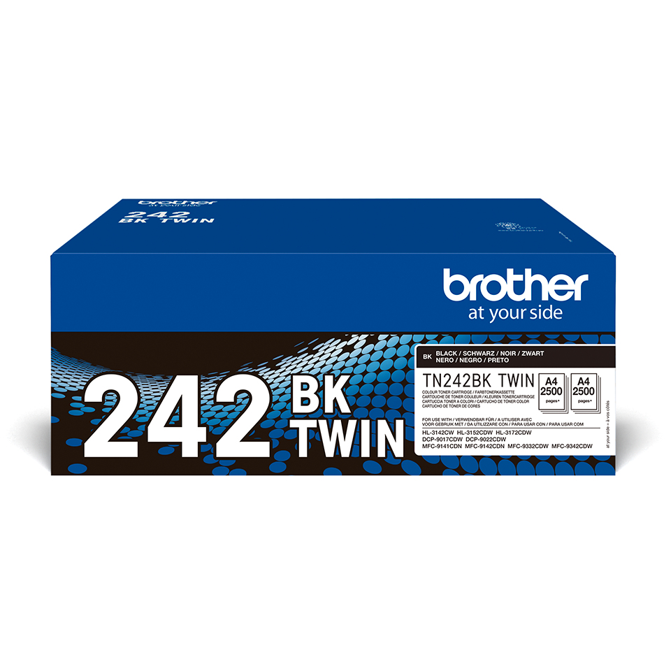 [120005440278] Brother TN-242BKTWIN tonercartridge 2 stuk(s) Origineel Zwart