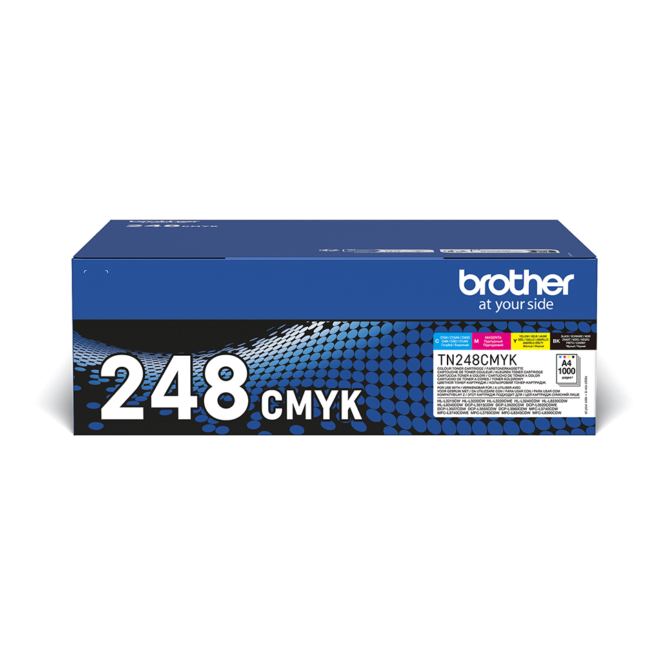 [120005440316] Brother TN-248VAL tonercartridge 4 stuk(s) Origineel Zwart, Cyaan, Magenta, Geel