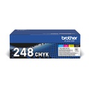 Brother TN-248VAL tonercartridge 4 stuk(s) Origineel Zwart, Cyaan, Magenta, Geel