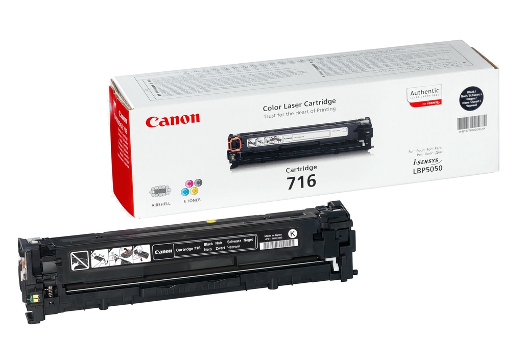 [120008440115] Canon Cartridge 716 Black tonercartridge 1 stuk(s) Origineel Zwart