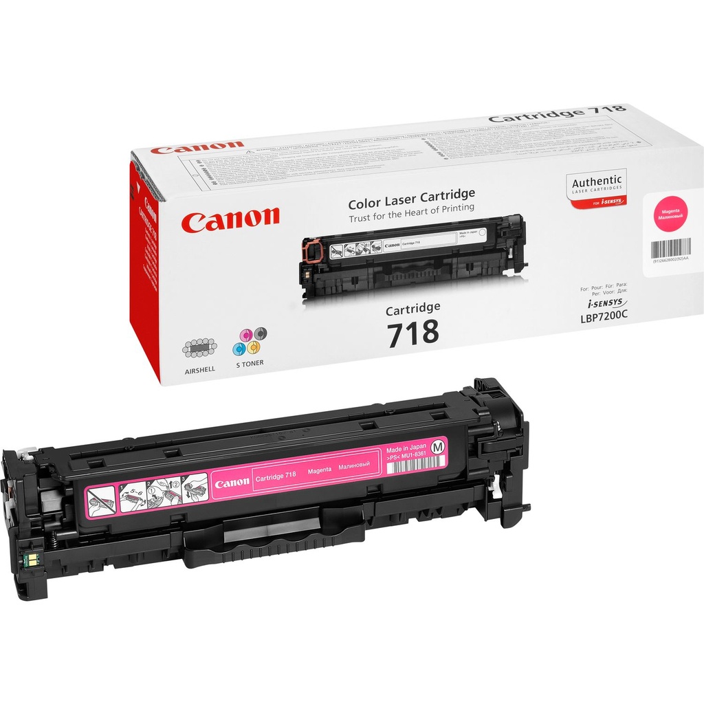 [120008440125] Canon CRG-718 M tonercartridge 1 stuk(s) Origineel Magenta