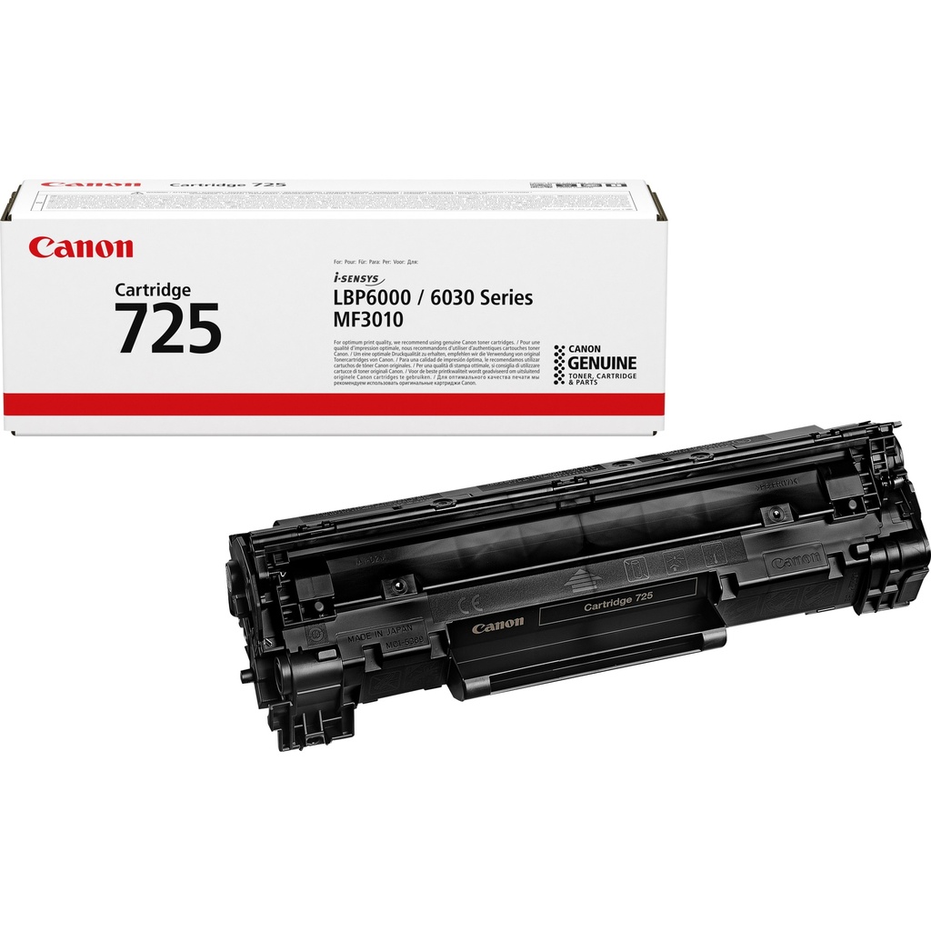 Canon 725 tonercartridge 1 stuk(s) Origineel Zwart