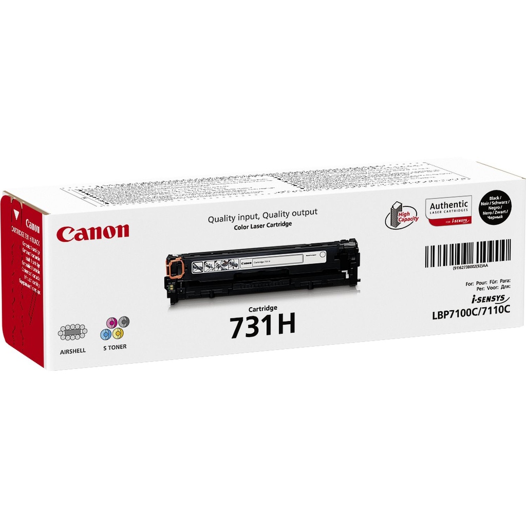[120008440164] Canon 731H tonercartridge 1 stuk(s) Origineel Zwart