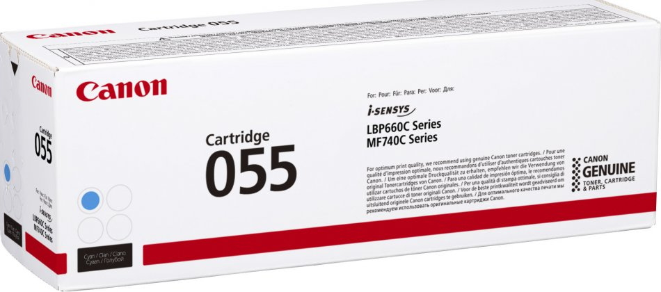 [120008440226] Canon 055 tonercartridge 1 stuk(s) Origineel Cyaan