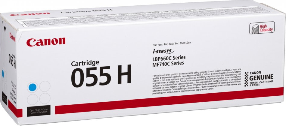 [120008440230] Canon 055H tonercartridge 1 stuk(s) Origineel Cyaan