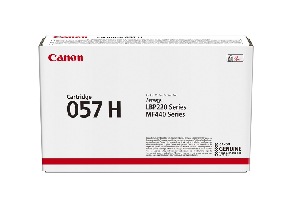 [120008440248] Canon i-SENSYS 057H tonercartridge 1 stuk(s) Origineel Zwart