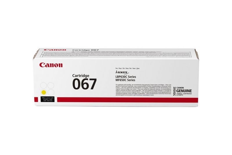 [120008440318] Canon 067 tonercartridge 1 stuk(s) Origineel Geel