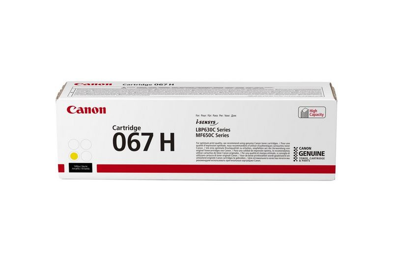 [120008440322] Canon 067H tonercartridge 1 stuk(s) Origineel Geel