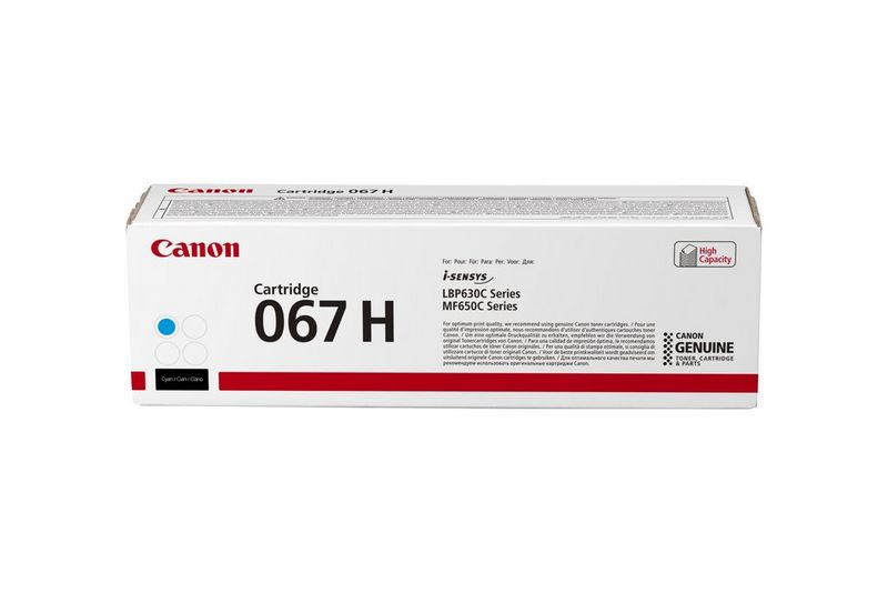 [120008440324] Canon 067H tonercartridge 1 stuk(s) Origineel Cyaan