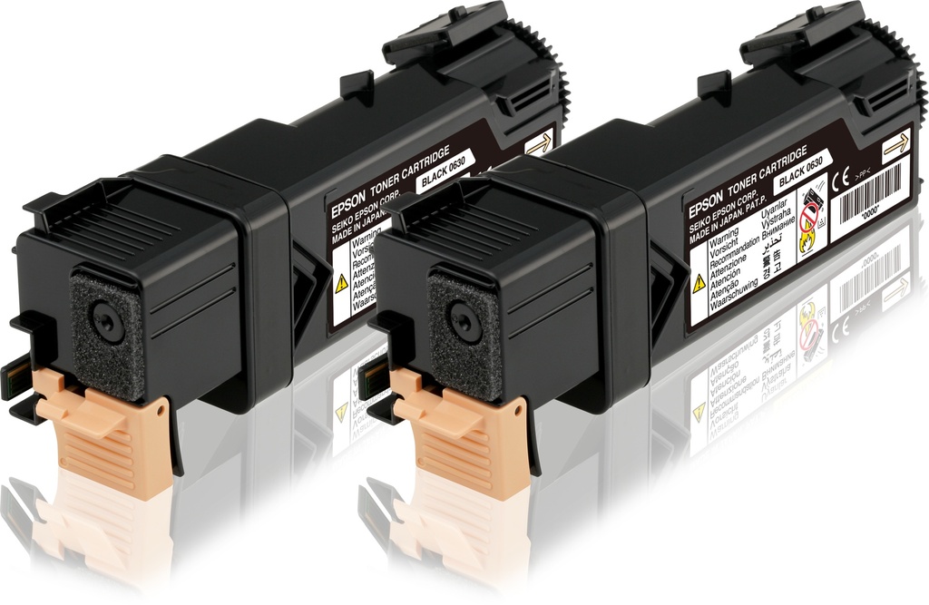 [120015440207] Epson Double Toner Cartridge Pack Black 3kx2