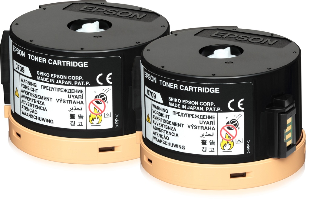 Epson Double Toner Cartridge Pack 2 x 2.5k