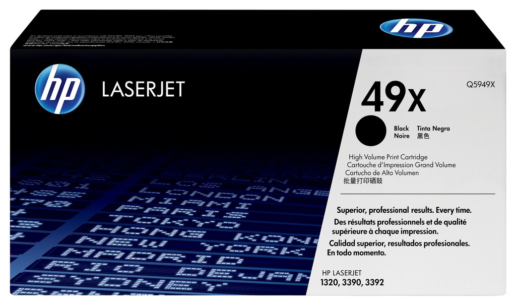 [120025440101] HP 49X originele high-capacity zwarte LaserJet tonercartridge