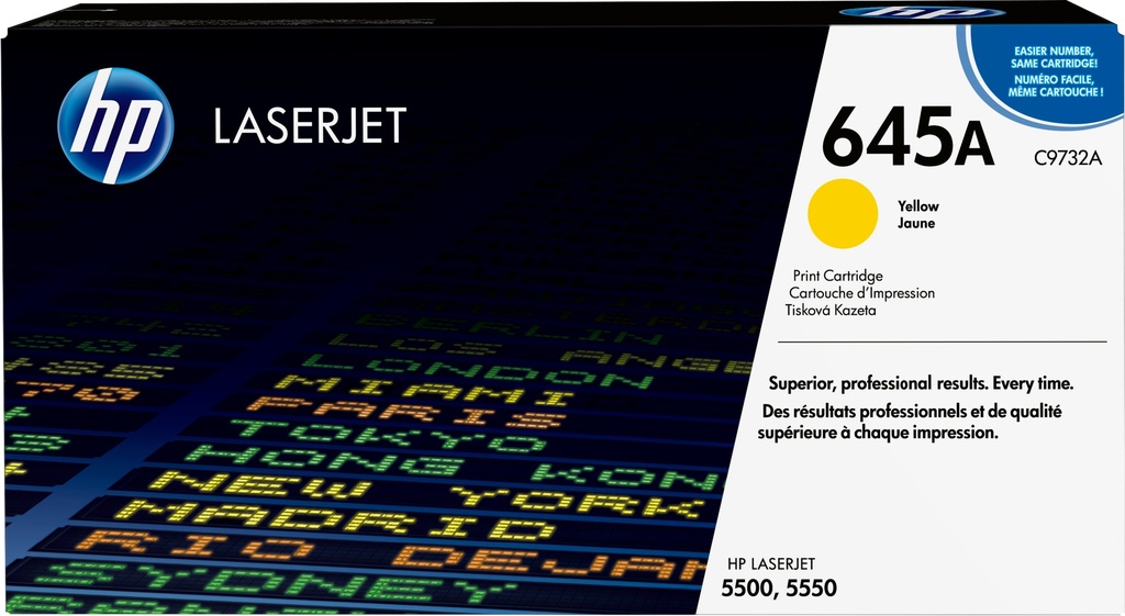 HP 645A originele gele LaserJet tonercartridge