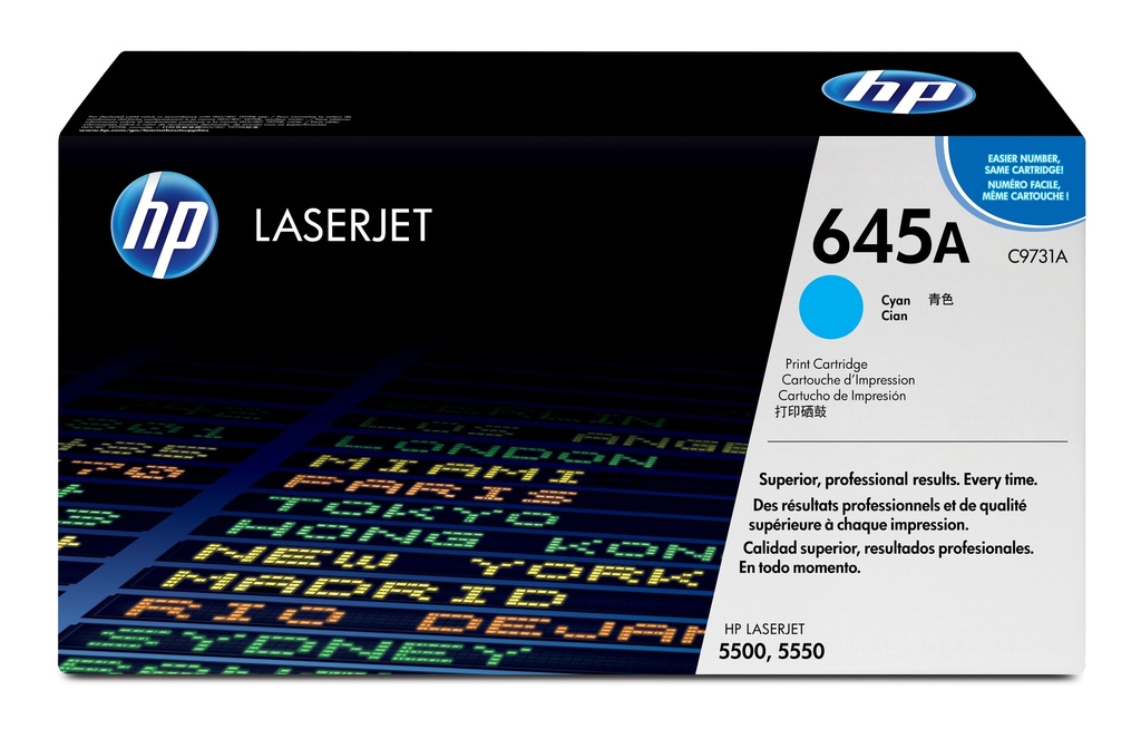 [120025440137] HP 645A originele cyaan LaserJet tonercartridge