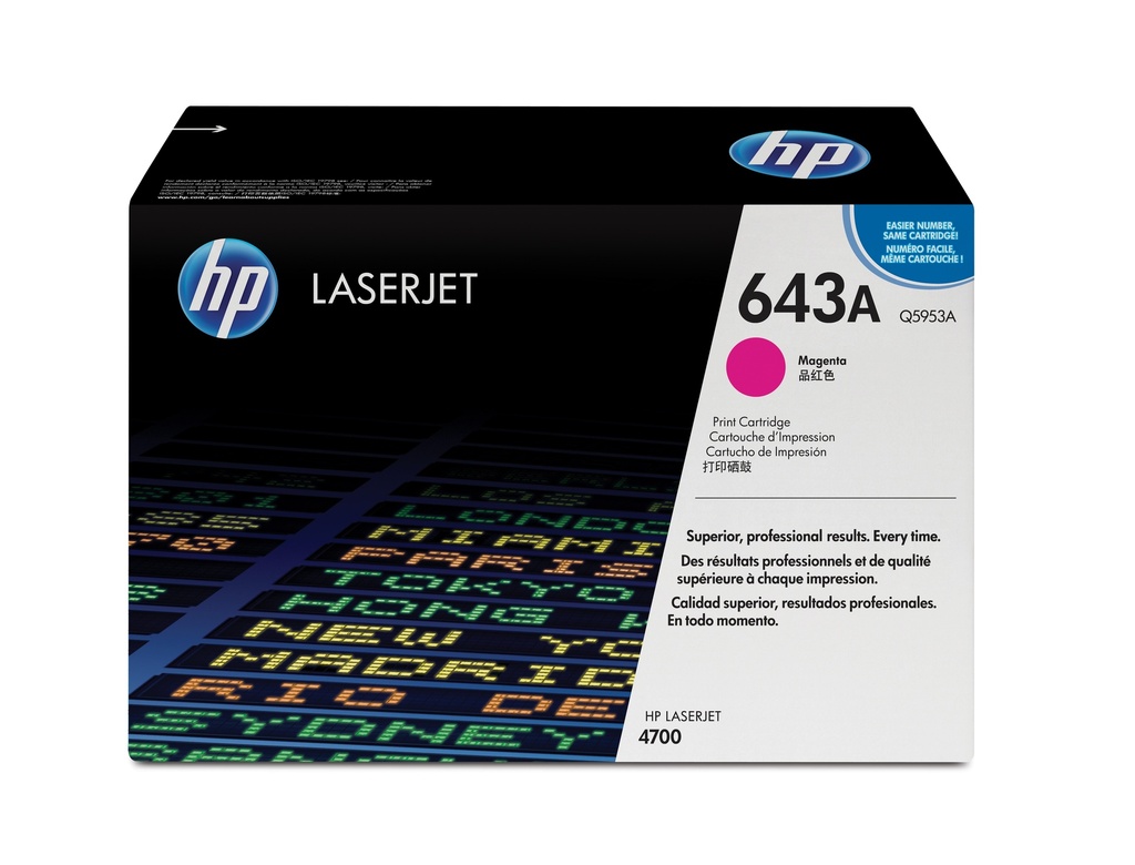 [120025440198] HP 643A originele magenta LaserJet tonercartridge