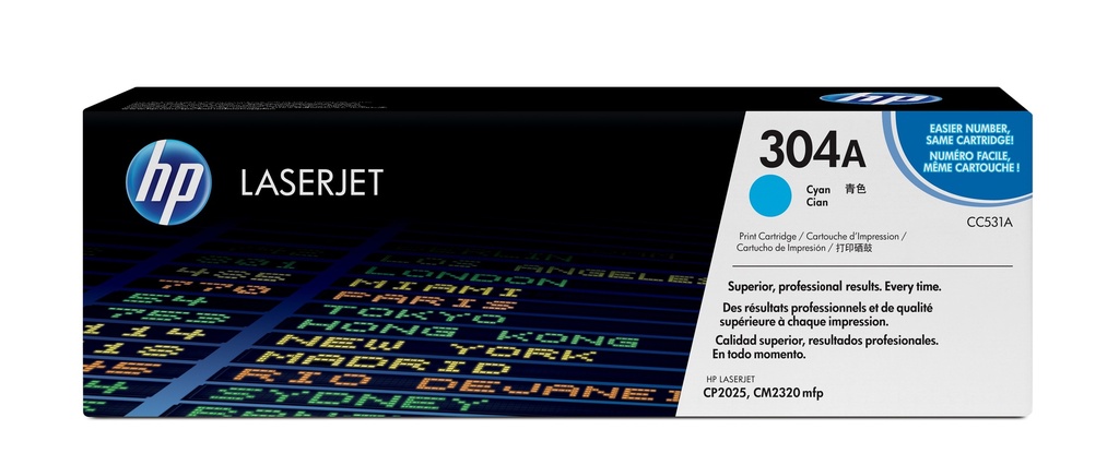[120025440254] HP 304A originele cyaan LaserJet tonercartridge