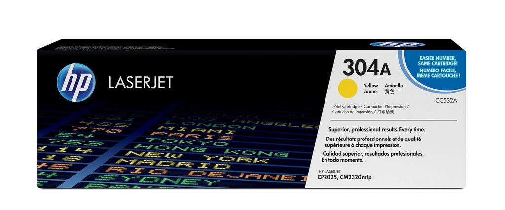 [120025440255] HP 304A originele gele LaserJet tonercartridge