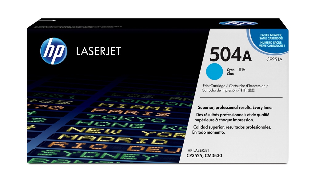 [120025440259] HP 504A originele cyaan LaserJet tonercartridge