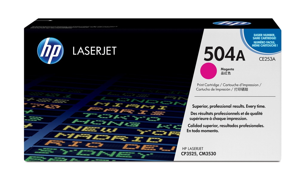 [120025440261] HP 504A originele magenta LaserJet tonercartridge