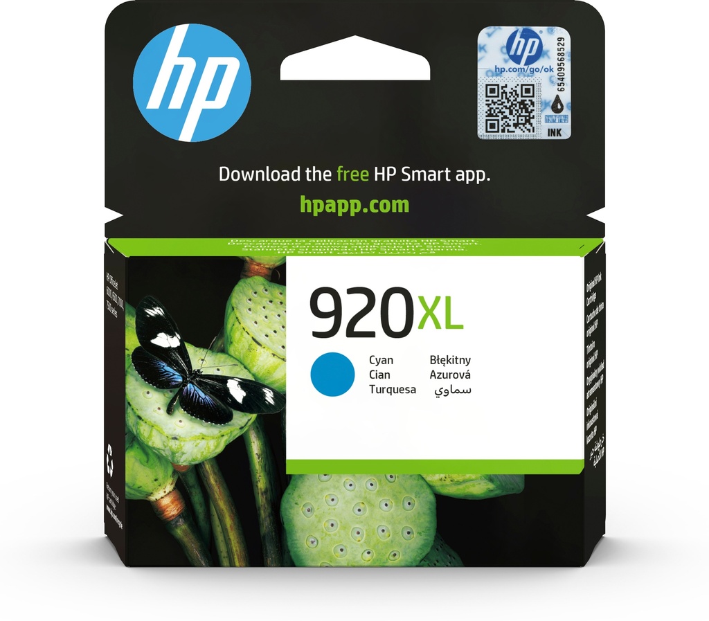 [120025440268] HP 920XL originele high-capacity cyaan inktcartridge