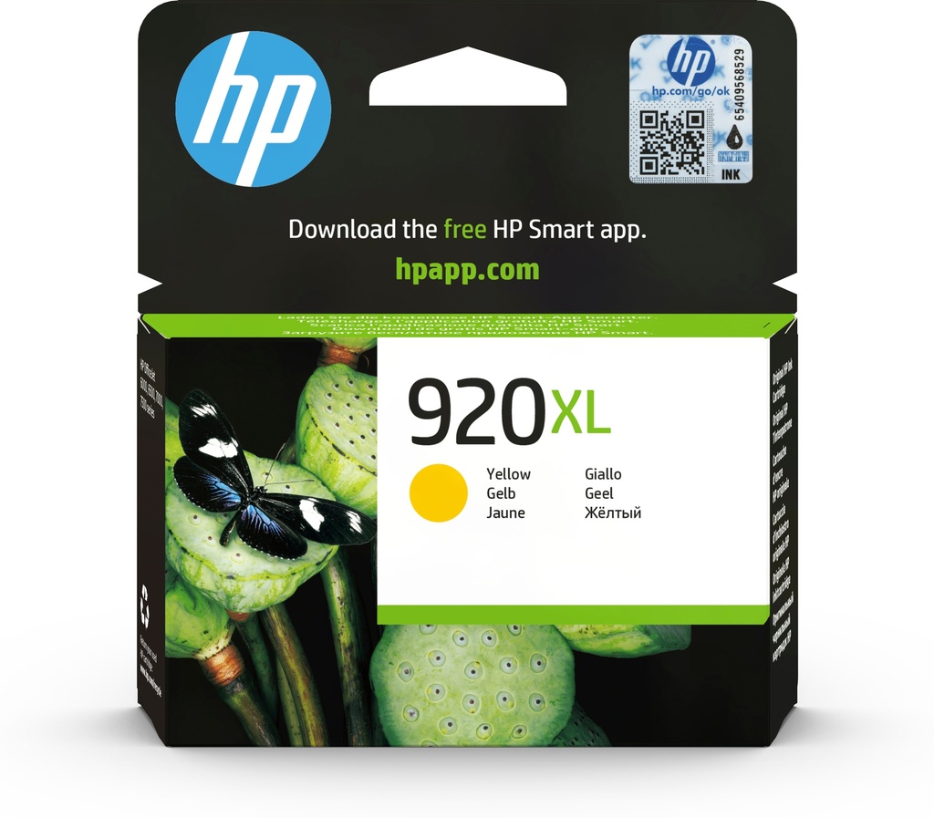[120025440270] HP 920XL originele high-capacity gele inktcartridge