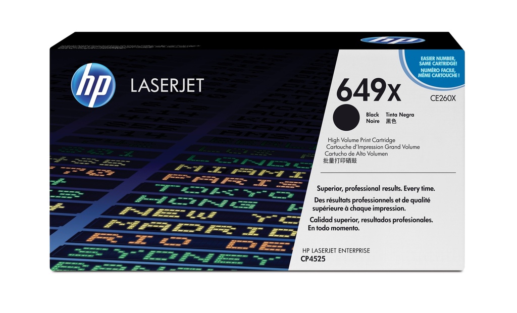 HP 649X originele high-capacity zwarte LaserJet tonercartridge