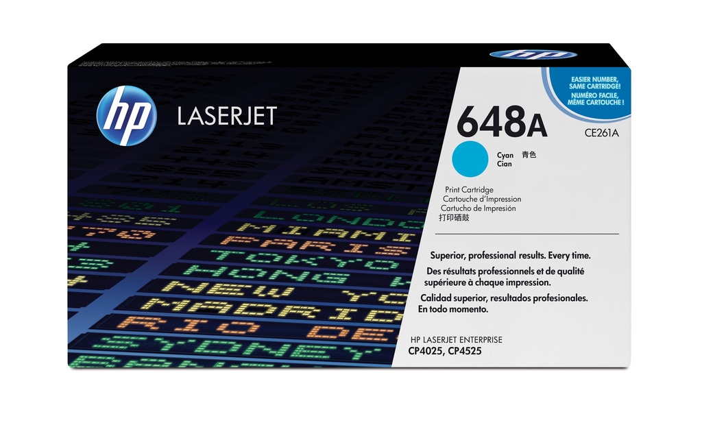 [120025440304] HP 648A originele cyaan LaserJet tonercartridge