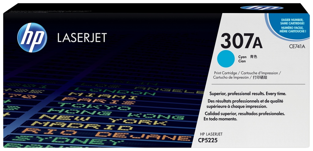 HP 307A originele cyaan LaserJet tonercartridge