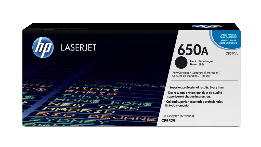 [120025440343] HP 650A originele zwarte LaserJet tonercartridge