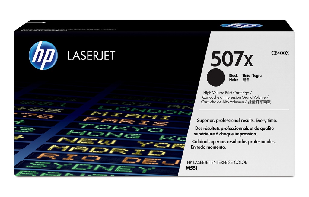 [120025440472] HP 507X originele high-capacity zwarte LaserJet tonercartridge