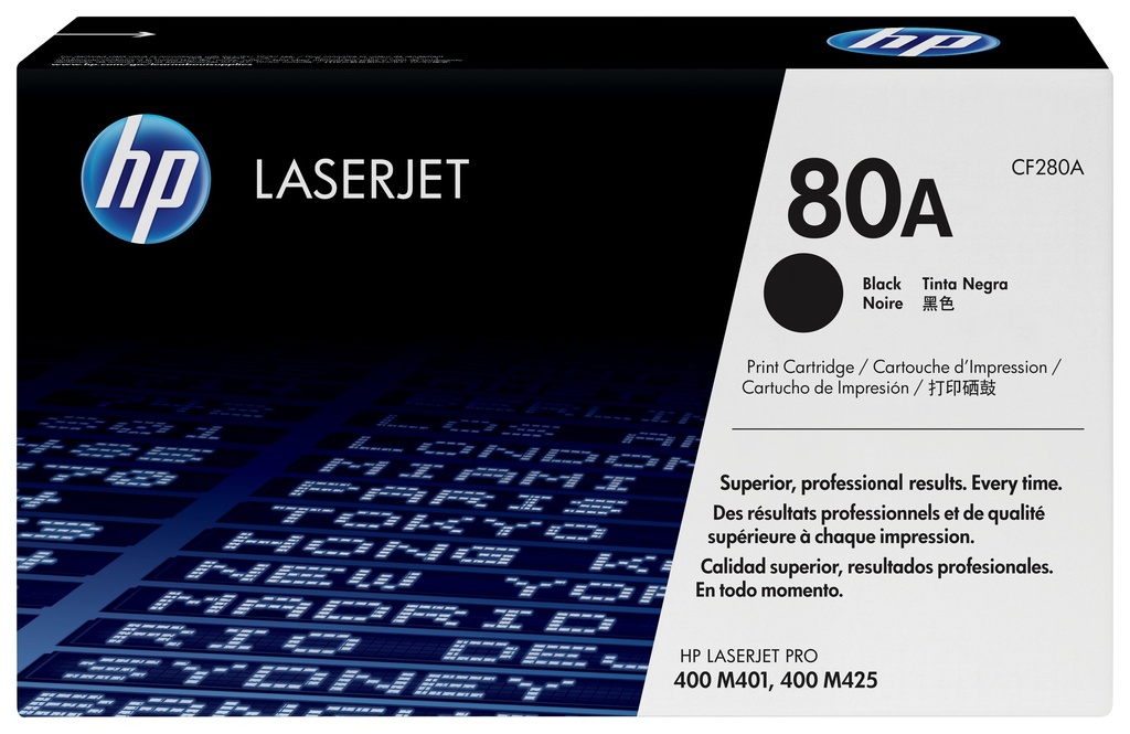 [120025440580] HP 80A originele zwarte LaserJet tonercartridge