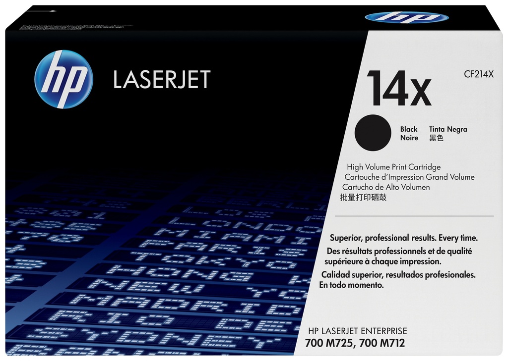 [120025440676] HP 14X originele high-capacity zwarte LaserJet tonercartridge