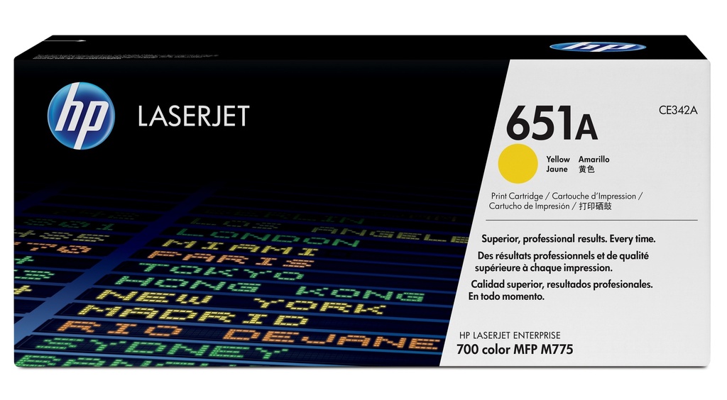[120025440684] HP 651A originele gele LaserJet tonercartridge