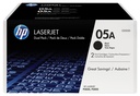 HP 05A originele zwarte LaserJet tonercartridge, 2-pack