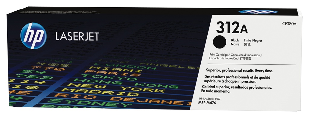 HP 312A zwarte LaserJet tonercartridge