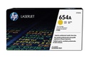 HP 654A originele gele LaserJet tonercartridge