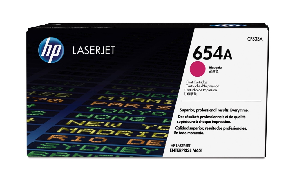 [120025440896] HP 654A originele magenta LaserJet tonercartridge