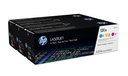 HP 131A originele cyaan/magenta/gele LaserJet tonercartridges, 3-pack