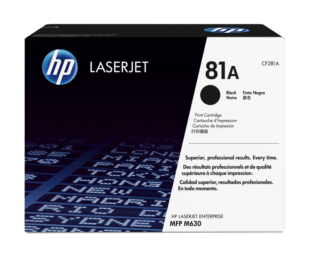 [120025440930] HP 81A originele zwarte LaserJet tonercartridge