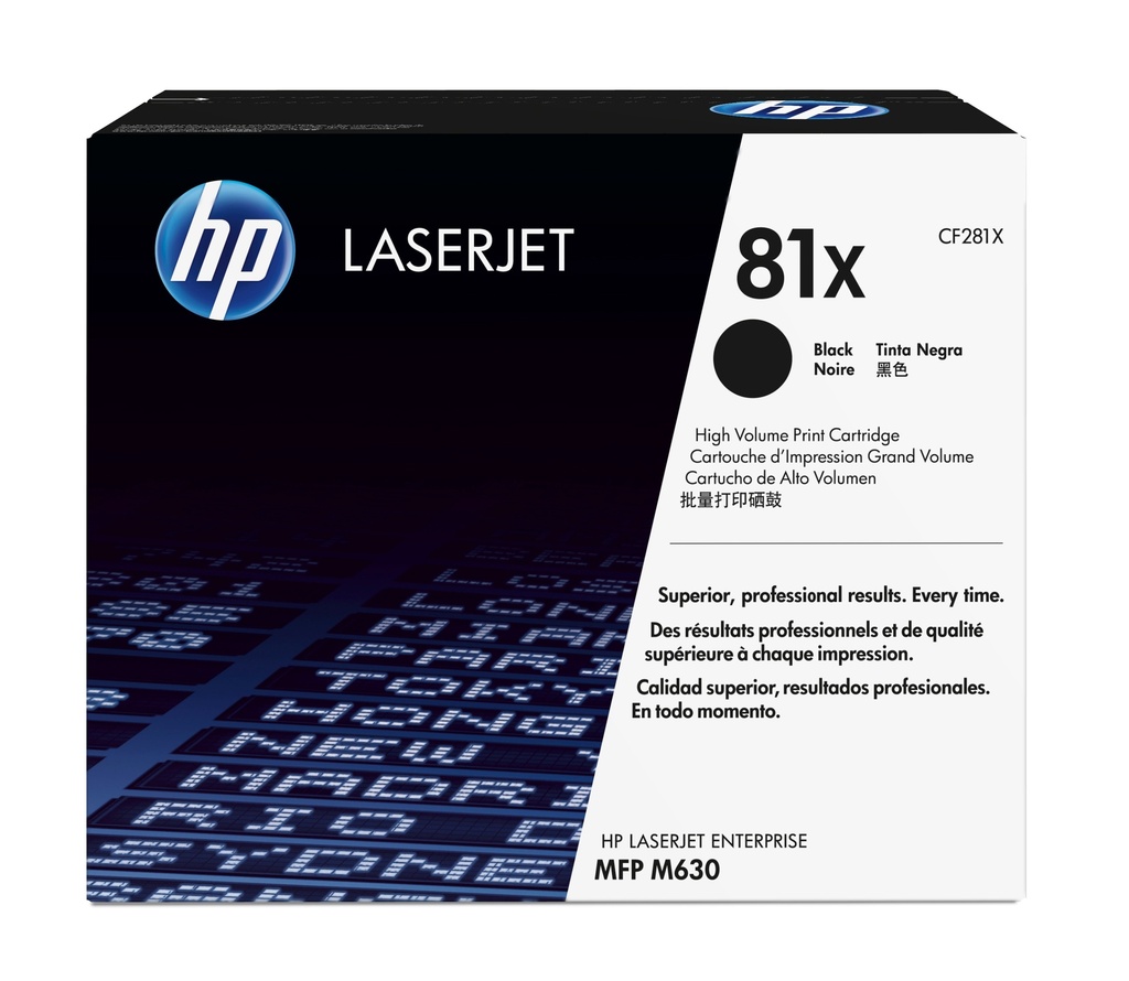 [120025440931] HP 81X originele high-capacity zwarte LaserJet tonercartridge