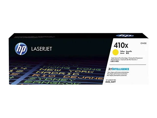 HP 410X originele high-capacity gele LaserJet tonercartridge