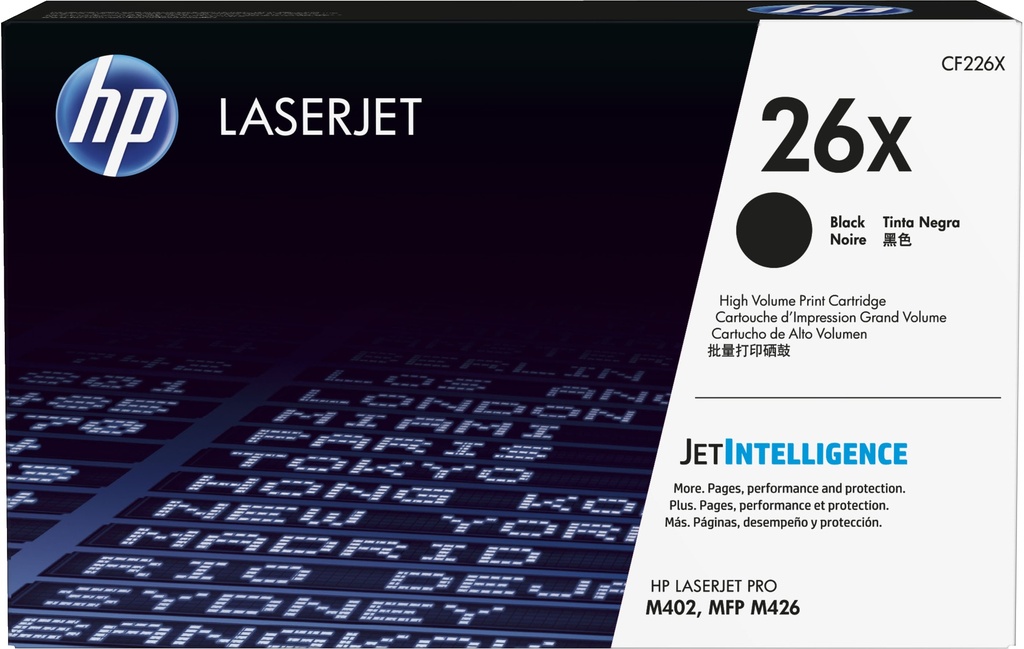 [120025441055] HP 26X originele high-capacity zwarte LaserJet tonercartridge