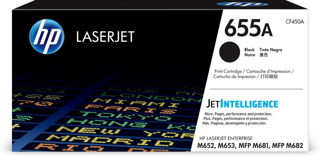 [120025441140] HP Originele 655A zwarte LaserJet tonercartridge